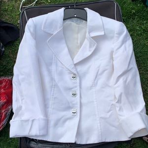 Tahari by ASL white blazer